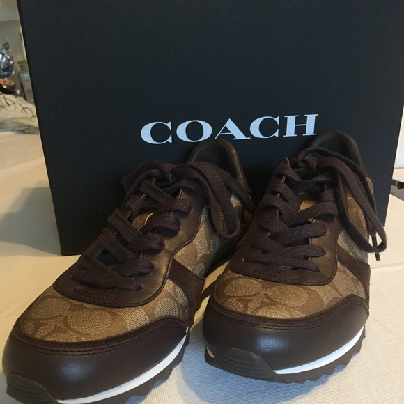 Almost Brand new (worn once) COACH Running Shoes - Picture 2 of 8
